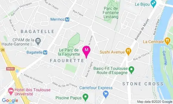 Localisation Dr Muriel Cornic