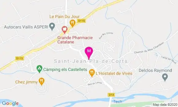 Localisation Dr Laurent Vidalou