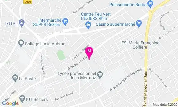Localisation Dr Mathilde Astoul