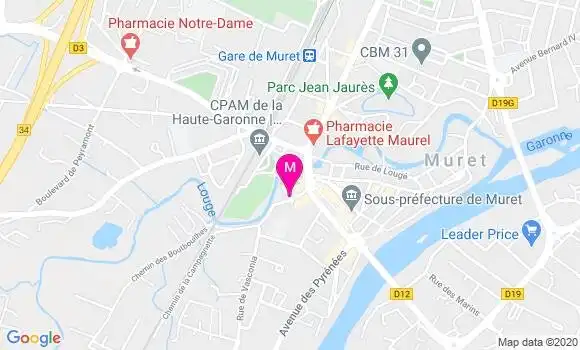 Localisation Dr Didier Daurat