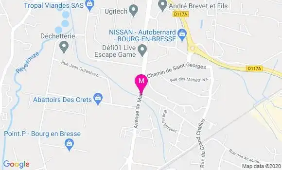Localisation Dr Michel Terras
