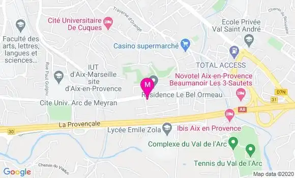 Localisation Dr Corinne Cabelguen