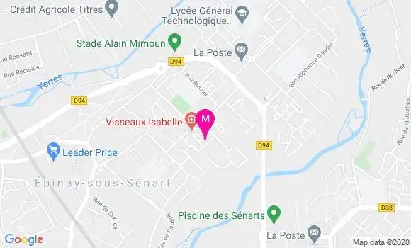 Localisation Dr Jean Yves Quint