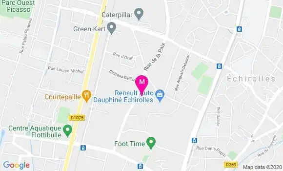 Localisation Dr Fabienne Seigle Ferrand