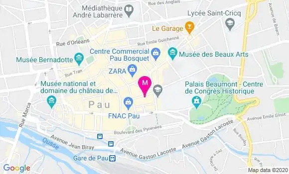 Localisation Dr Bertrand Marque