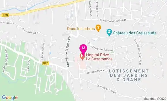 Localisation Dr Philippe Barnaud