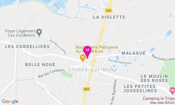Localisation Dr Anne Milochau