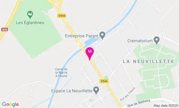 Localisation Dr Ambroise Fandre