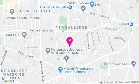 Localisation Dr Corinne Nakache
