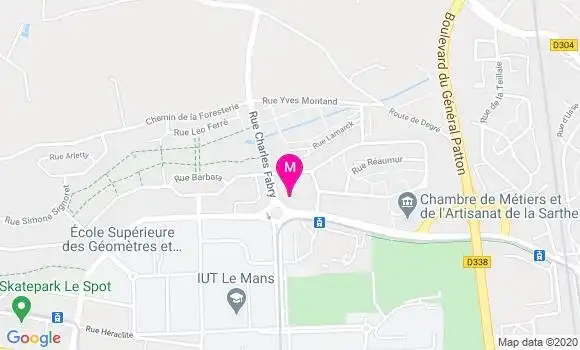 Localisation Dr Pierre Emmanuel Bryckaert