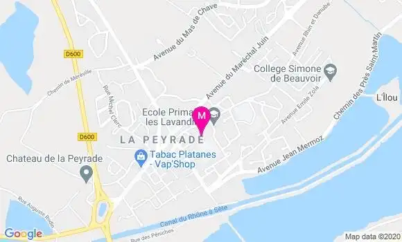 Localisation Dr Claude Baudon
