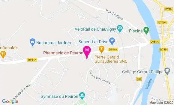 Localisation Dr Patricia Christin