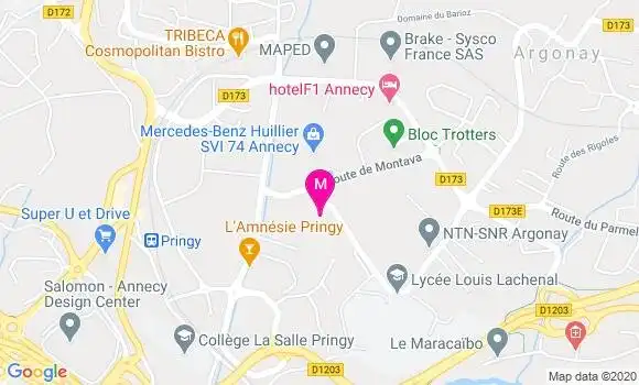 Localisation Dr Olivier Sappey