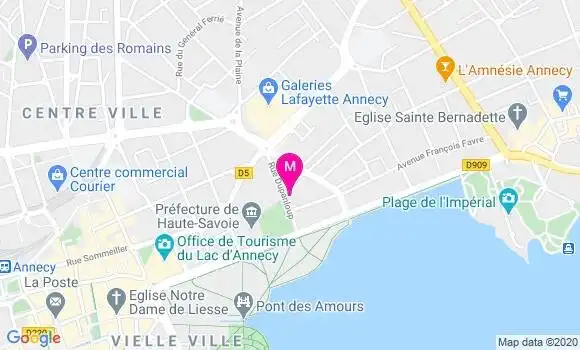 Localisation Dr Catherine Jacquesy
