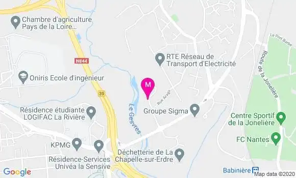 Localisation Dr Pascale Gay Bineau