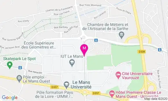 Localisation Dr Eric Mandron