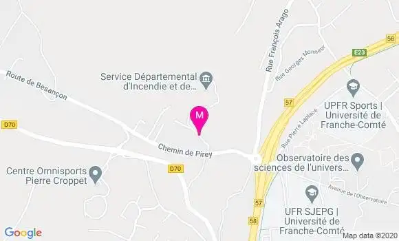 Localisation Dr Philippe Paulin