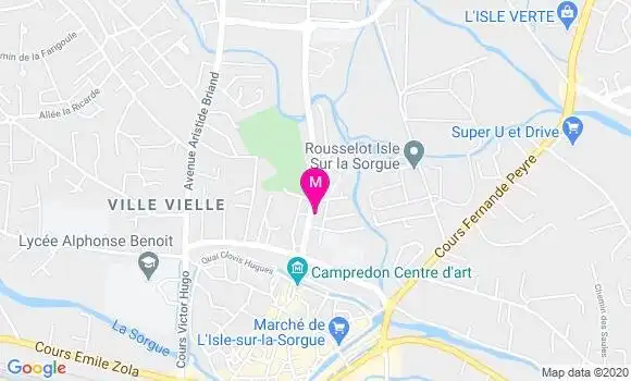 Localisation Dr Philippe Voissier Barlet