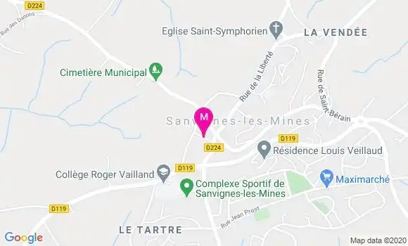 Localisation Dr Jean Luc Sevin