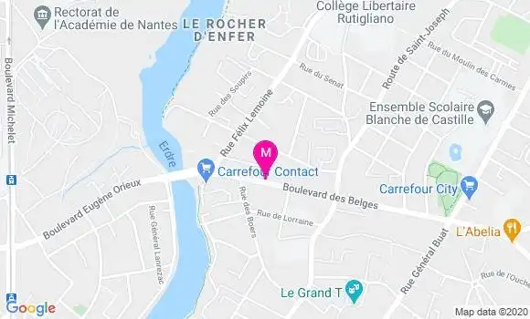 Localisation Dr Isabelle Loirat