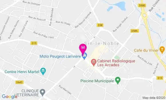 Localisation Dr Bernard Meresse