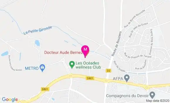 Localisation Dr Franck Duchene