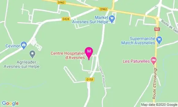 Localisation Dr Isabelle Descamps