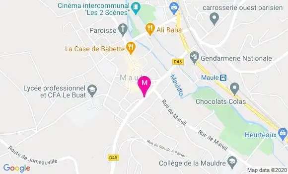 Localisation Dr Thierry Hermouet