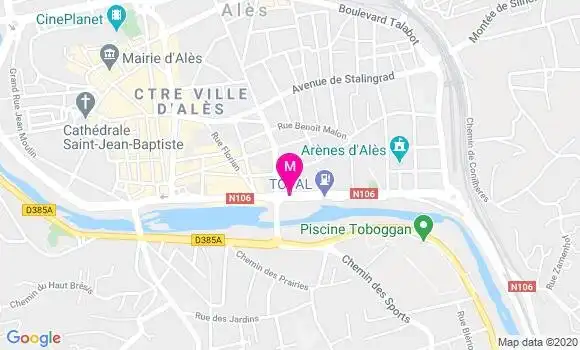 Localisation Dr Carole Bavard