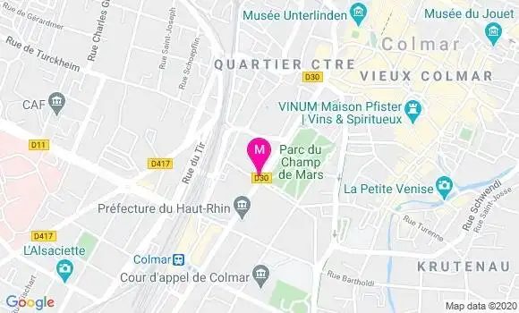 Localisation Dr Jean Luc Baumgart