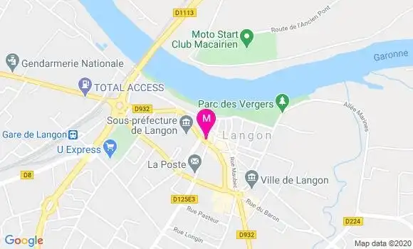 Localisation Dr Virginie Gandon