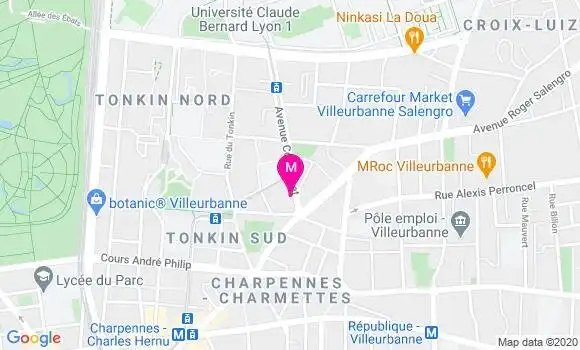 Localisation Dr Alexandre Gignoux