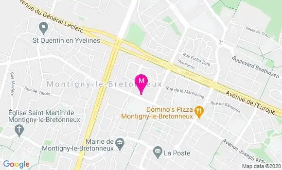 Localisation Dr Béatrice Manceau Meynier
