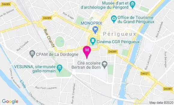 Localisation Dr Marc Mouzin