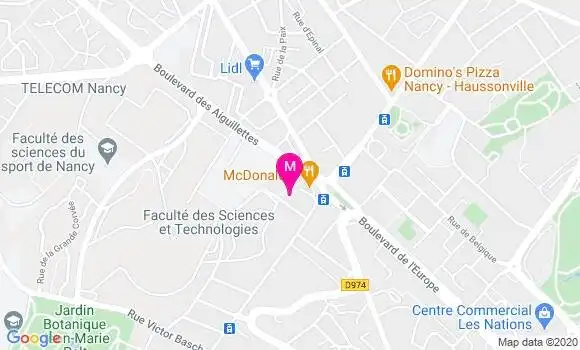 Localisation Dr Fanny Thebault Vadot