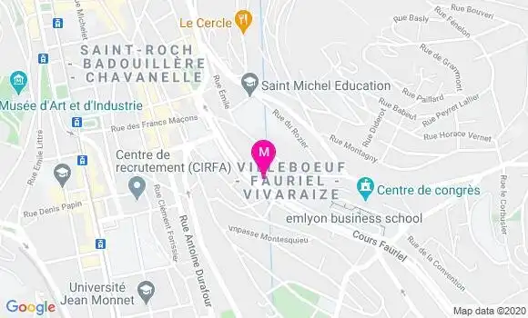 Localisation Dr Laurence Frachon