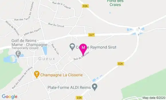Localisation Dr Christophe Lingat