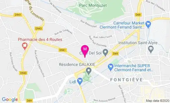 Localisation Dr Philippe Fontaumard
