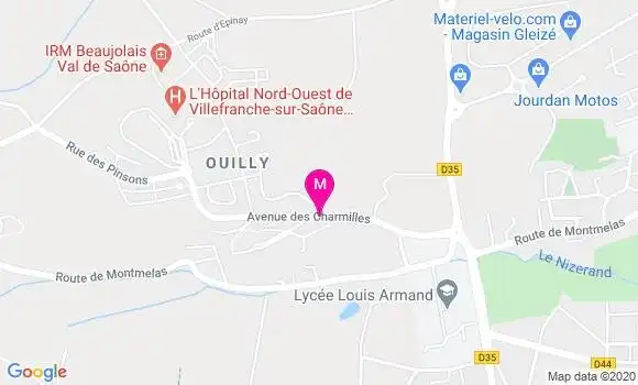 Localisation Dr Laure Warin