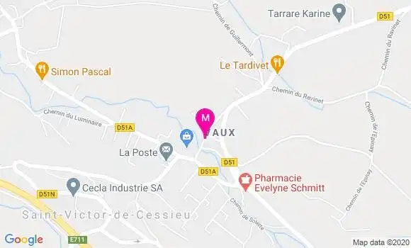 Localisation Dr Anne Pujade