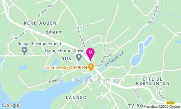 Localisation Dr Sandrine Birrien Beaudouard