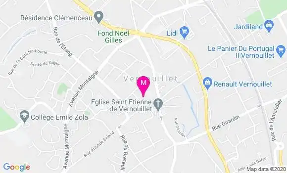 Localisation Dr Marie Annick Burgess