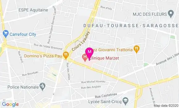 Localisation Dr Nicolas Ogiez