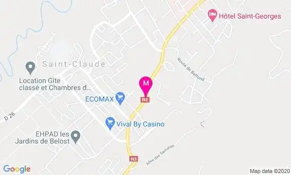 Localisation Dr Roberte Hamousin