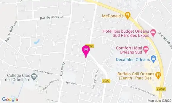 Localisation Dr Thierry Robinet
