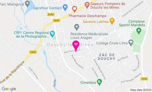 Localisation Dr Sylvie Soyez Dechy
