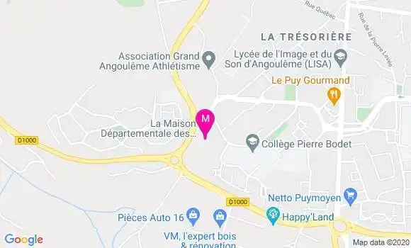Localisation Dr Caroline Hourant