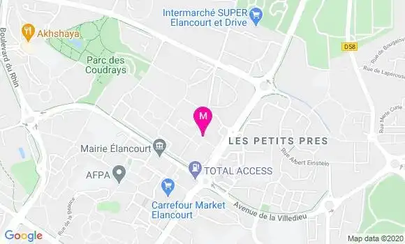 Localisation Dr Elisabeth Moulin Naltet
