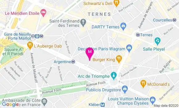 Localisation Dr Eric Mandel