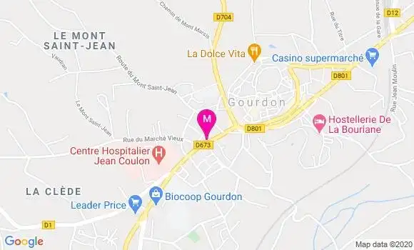 Localisation Dr Xavier Capelle Chabert